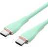 Cable usb 2.0 tipo-c vention tawgf/ usb tipo-c macho - usb tipo-c macho/ hasta 100w/ 480mbps/ 1m/ verde