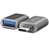 Adaptador usb 3.0 trust calyx 26221/ usb tipo-c macho - usb hembra
