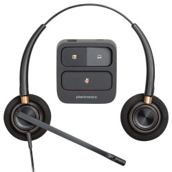 Auriculares poly encorepro 520/ con micrófono/ qd/ negros
