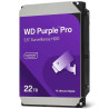 Disco duro western digital wd purple pro surveillance 22tb/ 3.5'/ sata iii/ 512mb