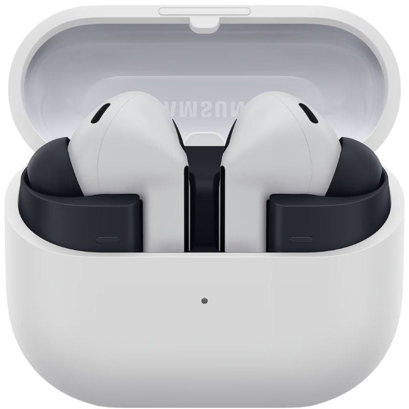 Auriculares bluetooth samsung galaxy buds 3 fe r420 con estuche de carga/ autonomía 8.5h/ gris