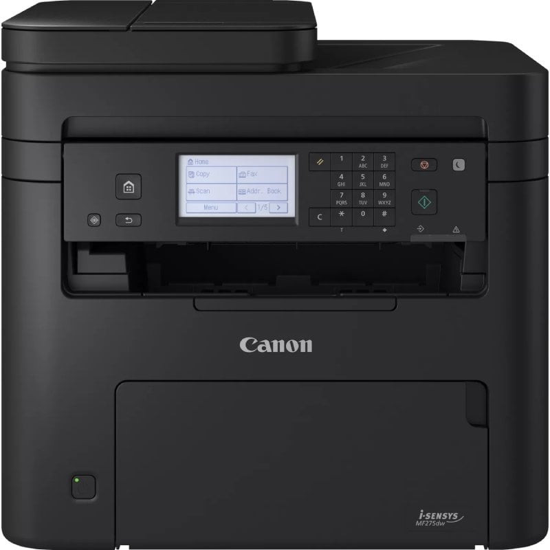 Multifunción láser monocromo canon i-sensys mf275dw wifi/ dúplex/ fax/ negra