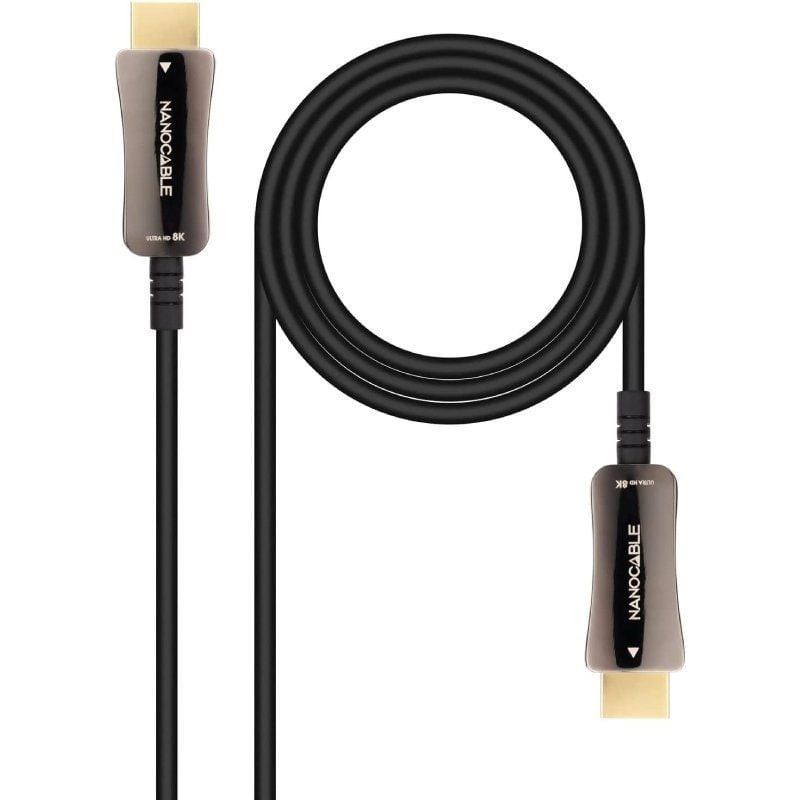 Cable hdmi 2.1 aoc 8k nanocable 10.15.2115/ hdmi macho - hdmi macho/ 15m/ negro