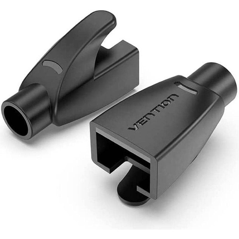 Funda protectora rj45 vention iodb0-100/ 100 uds/ negra