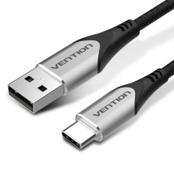 Cable usb 2.0 tipo-c vention codhi/ usb tipo-c macho - usb macho/ hasta 60w/ 480mbps/ 3m/ gris