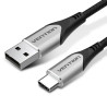 Cable usb 2.0 tipo-c vention codhi/ usb tipo-c macho - usb macho/ hasta 60w/ 480mbps/ 3m/ gris