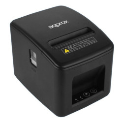Impresora de tickets approx apppos80am-usb/ térmica/ ancho papel 80mm/ usb-rj11/ negra