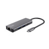 Docking usb tipo-c trust dalyx/ 2xusb/ 2xusb tipo-c/ 1xhdmi/ 1xrj45/ gris
