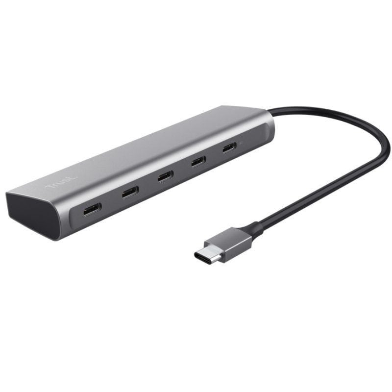 Hub usb tipo-c trust halyx/ 4xusb tipo-c/ 1xusb tipo-c pd Hub usb tipo-c trust halyx/ 4xusb tipo-c/ 1xusb tipo-c pd