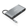 Docking usb tipo-c aisens asuc-8p010-gr/ 1xhdmi/ 1xvga/ 2xusb/ 1xrj45/ 2xusb tipo-c/ 1xusb tipo-c pd/ gris