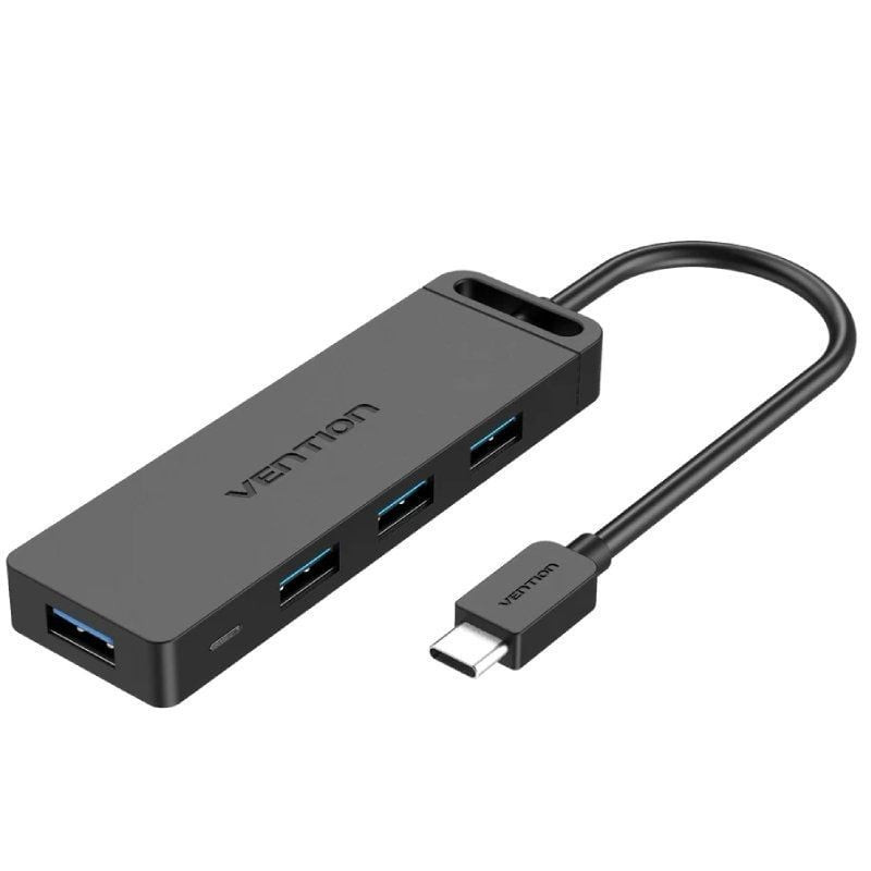 Hub usb tipo-c vention tgkbd/ 4xusb/ 1xmicrousb pd/ 50cm Hub usb tipo-c vention tgkbd/ 4xusb/ 1xmicrousb pd/ 50cm
