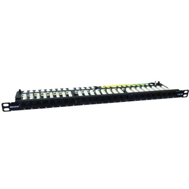 Patch panel phasak pu 4811/ 24 puertos/ cat.6a/ altura 0.5u Patch panel phasak pu 4811/ 24 puertos/ cat.6a/ altura 0.5u