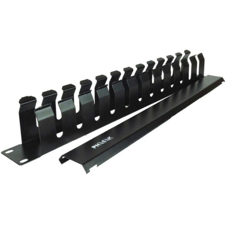 Panel guía cables con tapa para rack 19' phasak pa 5095/ altura 1u Panel guía cables con tapa para rack 19' phasak pa 5095/ altura 1u