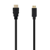 Cable hdmi nanocable 10.15.0902/ hdmi macho - mini hdmi macho/ 1.8m/ negro