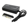 Cargador de portátil anima anbp100/ 100w/ manual/ 8 conectores/ voltaje 12-24v/ 1 usb
