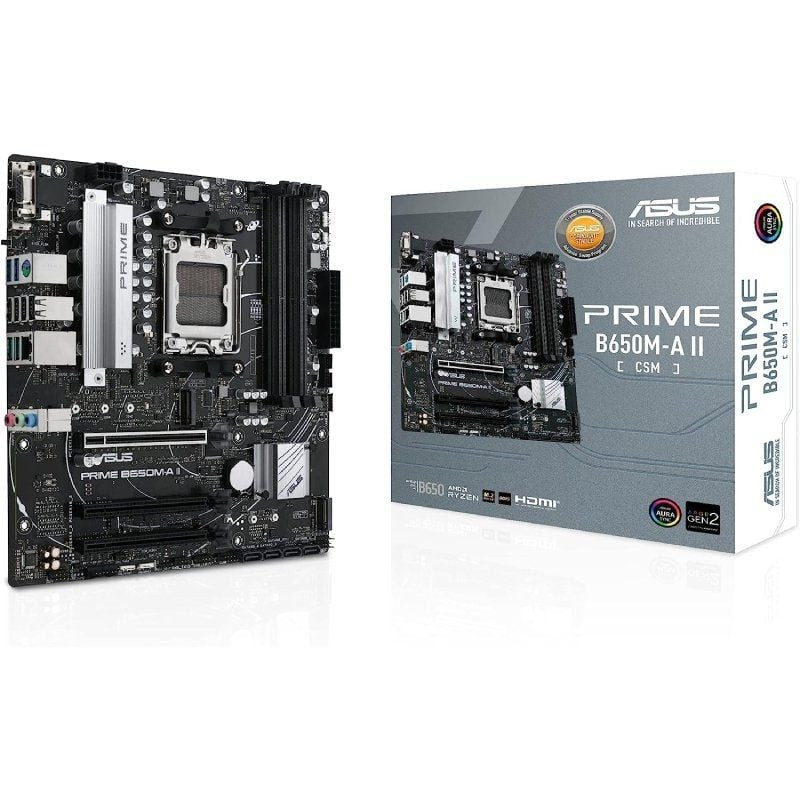 Placa base asus prime b650m-a ii-csm/ socket am5/ micro atx Placa base asus prime b650m-a ii-csm/ socket am5/ micro atx