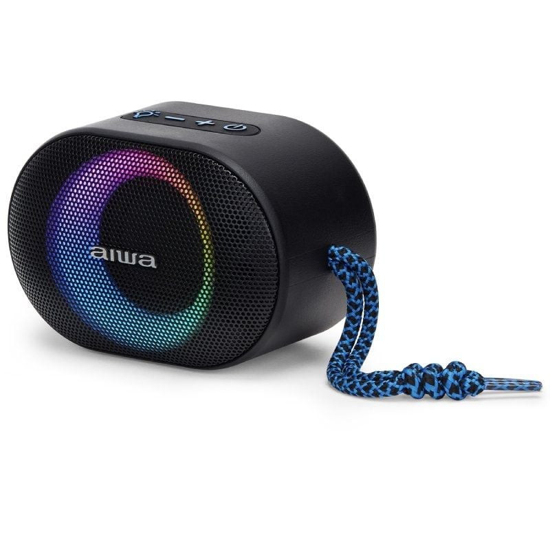 Altavoz con bluetooth aiwa bst-330bl/ 10w/ 1.0/ azul y negro