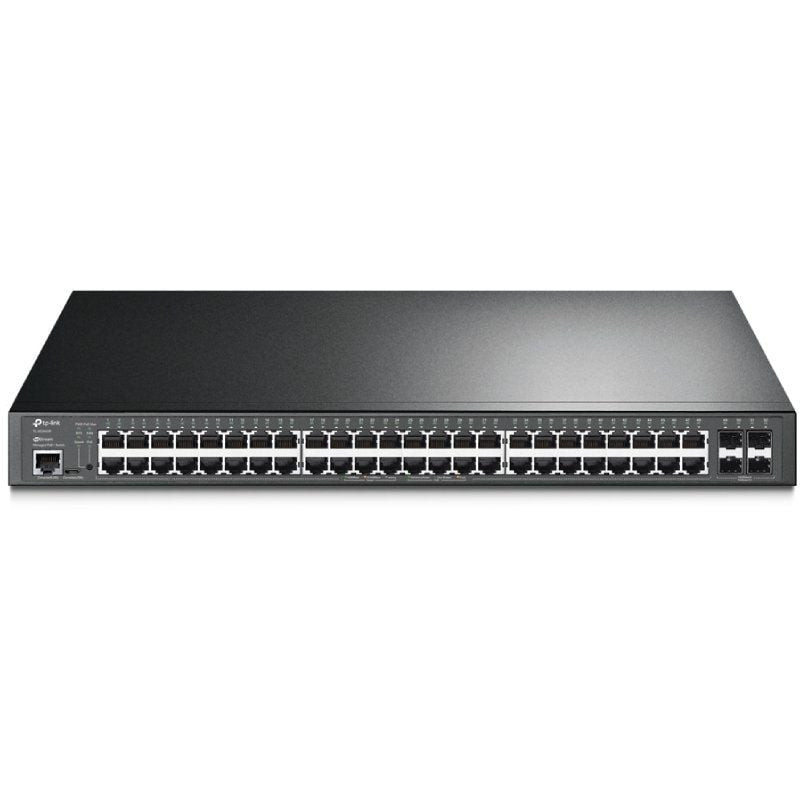 Switch gestionable tp-link omada jetstream tl-sg3452p 52 puertos/ rj-45 10/100/1000/ poe+/ sfp Switch gestionable tp-link omada jetstream tl-sg3452p 52 puertos/ rj-45 10/100/1000/ poe+/ sfp