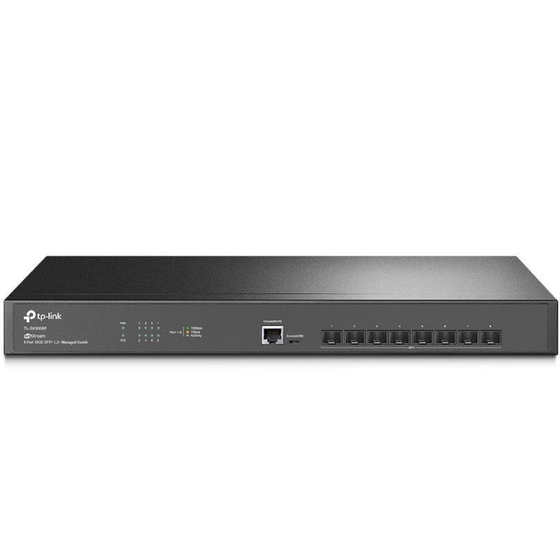 Switch gestionable tp-link omada jetstream tl-sx3008f/ 8 puertos/ sfp+ 10ge