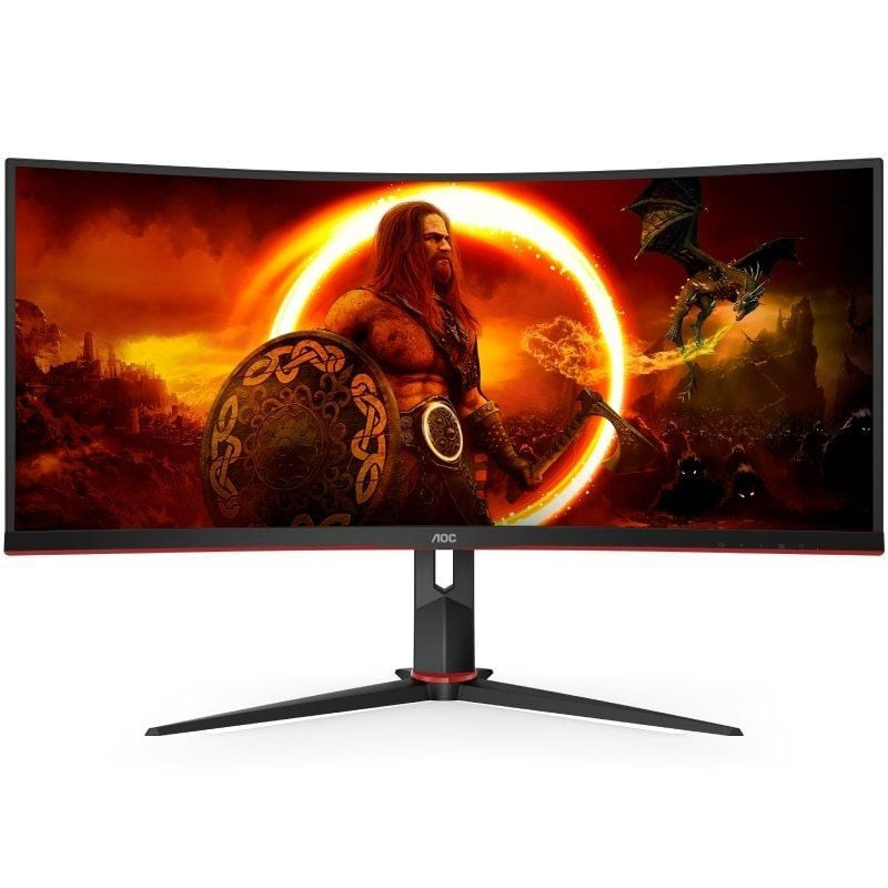 Monitor gaming ultraparonámico curvo aoc cu34g2xp/bk 34'/ wqhd/ 1ms/ 180hz/ va/ negro Monitor gaming ultraparonámico curvo aoc cu34g2xp/bk 34'/ wqhd/ 1ms/ 180hz/ va/ negro