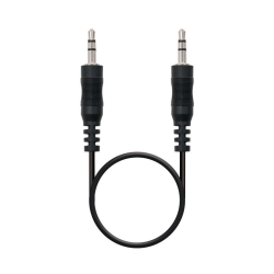 Cable estéreo nanocable 10.24.0101/ jack 3.5 macho - jack 3.5 macho/ 1.5m