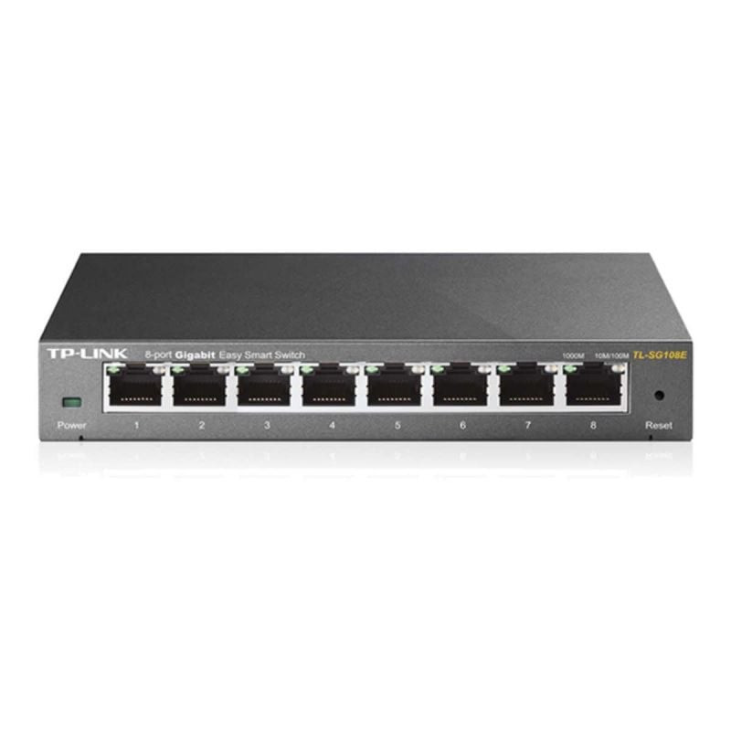 Switch tp-link easy smart tl-sg108e 8 puertos/ rj-45 10/100/1000 Switch tp-link easy smart tl-sg108e 8 puertos/ rj-45 10/100/1000