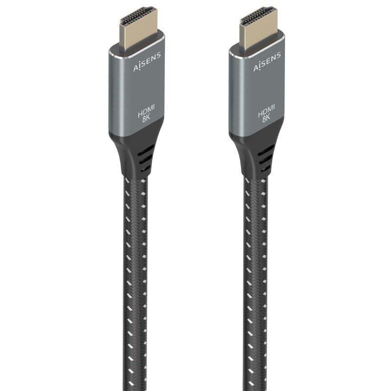 Cable hdmi 2.1 8k aisens a150-0876/ hdmi macho - hdmi macho/ 5m/ gris y negro Cable hdmi 2.1 8k aisens a150-0876/ hdmi macho - hdmi macho/ 5m/ gris y negro