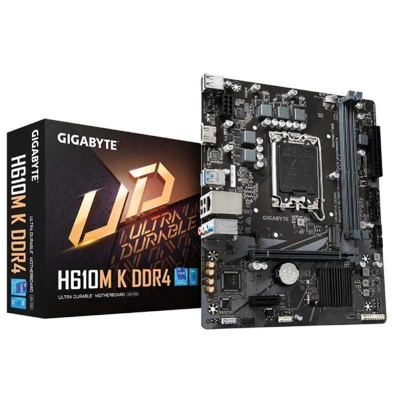 Placa base gigabyte h610m k ddr4 socket 1700/ micro atx Placa base gigabyte h610m k ddr4 socket 1700/ micro atx