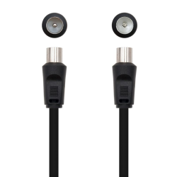 Cable de antena tv nanocable 10.26.0202/ 3c-2v macho - 3c-2v hembra
