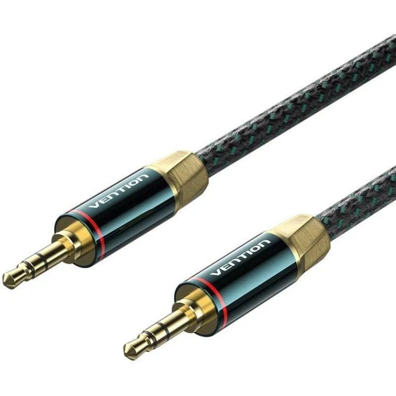 Cable audio vention baygl/ jack 3.5 macho - jack 3.5 macho/ 10m/ verde y negro Cable audio vention baygl/ jack 3.5 macho - jack 3.5 macho/ 10m/ verde y negro