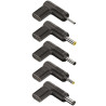 Pack 5 clavijas para portátil asus ngs bud-as/ dc - usb tipo-c