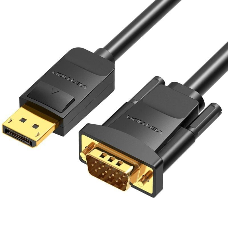 Cable conversor vention hblbj/ vga macho - displayport macho/ 5m/ negro Cable conversor vention hblbj/ vga macho - displayport macho/ 5m/ negro