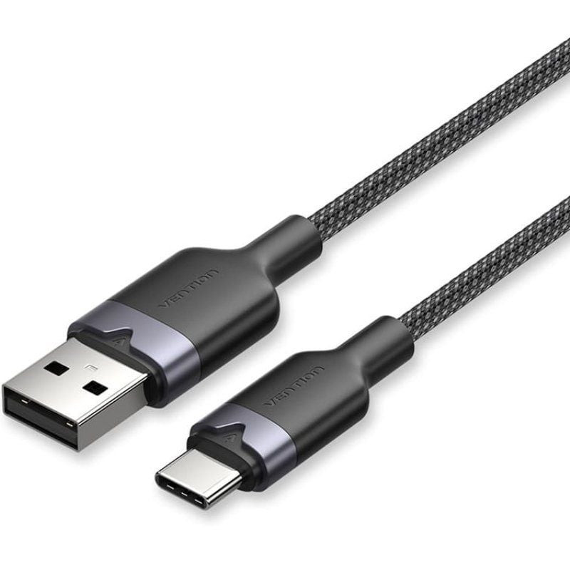 Cable usb 2.0 tipo-c vention ctnbh/ usb tipo-c macho - usb macho/ hasta 60w/ 480mbps/ 2m/ negro Cable usb 2.0 tipo-c vention ctnbh/ usb tipo-c macho - usb macho/ hasta 60w/ 480mbps/ 2m/ negro