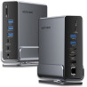 Docking usb tipo-c vention tpuh0/ 2xhdmi/ 1xdisplayport/ 3xusb tipo-c/ 5xusb/ 1xrj45/ 1xlector de tarjetas/ 1xjack 3.5/ 1xusb 