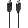 Cable conversor aisens a125-0895/ displayport macho - hdmi 4k macho/ 3m/ negro