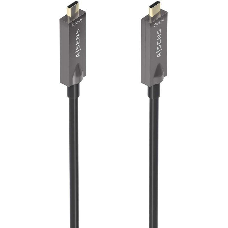 Cable usb 3.1 tipo-c aisens aoc a157-0882/ usb tipo-c macho - usb tipo-c macho/ hasta 60w/ 10gbps/ 10m/ negro Cable usb 3.1 tipo-c aisens aoc a157-0882/ usb tipo-c macho - usb tipo-c macho/ hasta 60w/ 10gbps/ 10m/ negro