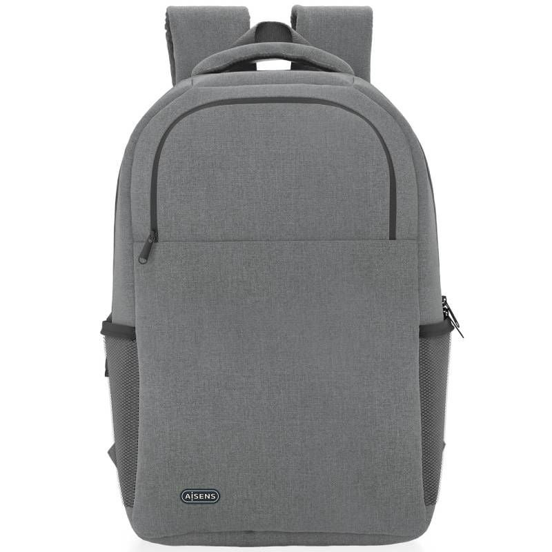 Mochila aisens premium asbg-bp083-gr para portátiles hasta 15.6'/ gris