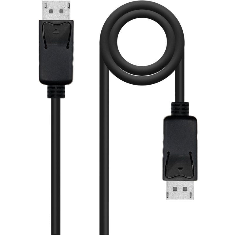 Cable displayport nanocable 10.15.2702/ displayport macho - displayport macho/ 2m/ negro Cable displayport nanocable 10.15.2702/ displayport macho - displayport macho/ 2m/ negro
