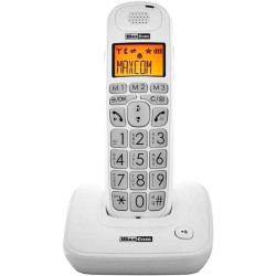 Teléfono inalámbrico maxcom mc6800/ blanco