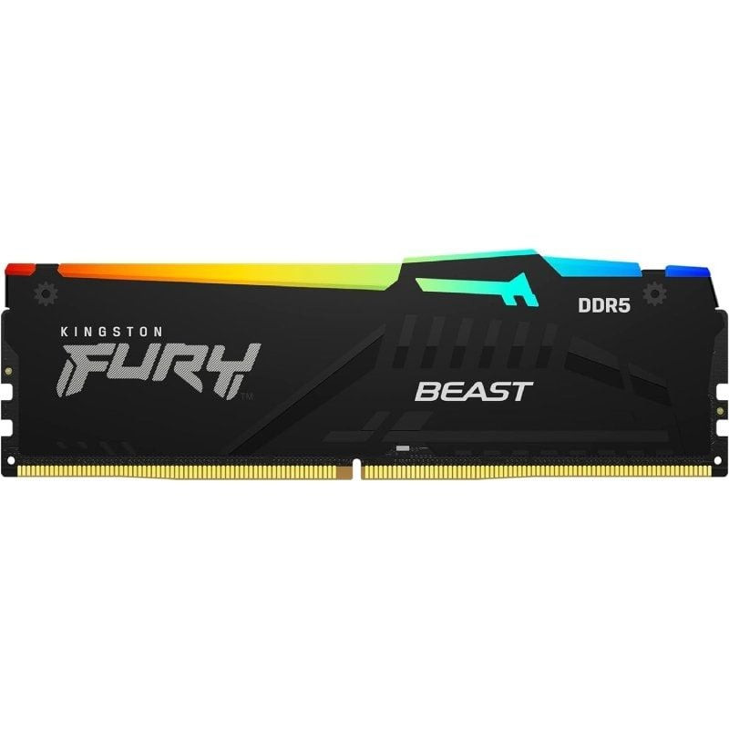 Memoria ram kingston fury beast rgb 16gb/ ddr5/ 6000mhz/ 1.35v/ cl36/ dimm Memoria ram kingston fury beast rgb 16gb/ ddr5/ 6000mhz/ 1.35v/ cl36/ dimm