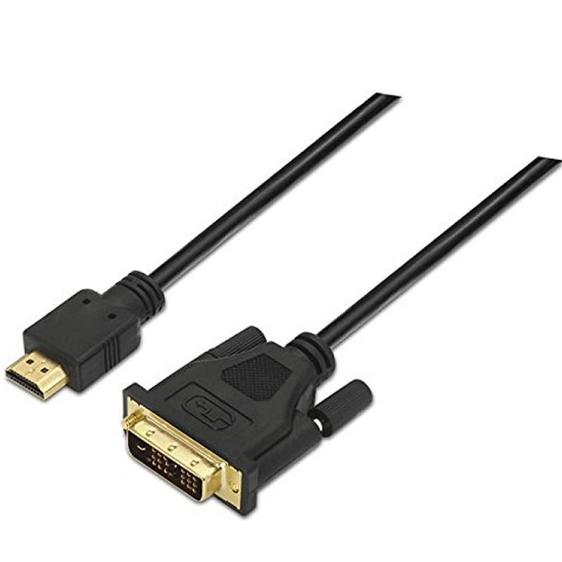 Cable hdmi nanocable 10.15.0503/ dvi macho - hdmi macho/ 3m/ negro Cable hdmi nanocable 10.15.0503/ dvi macho - hdmi macho/ 3m/ negro