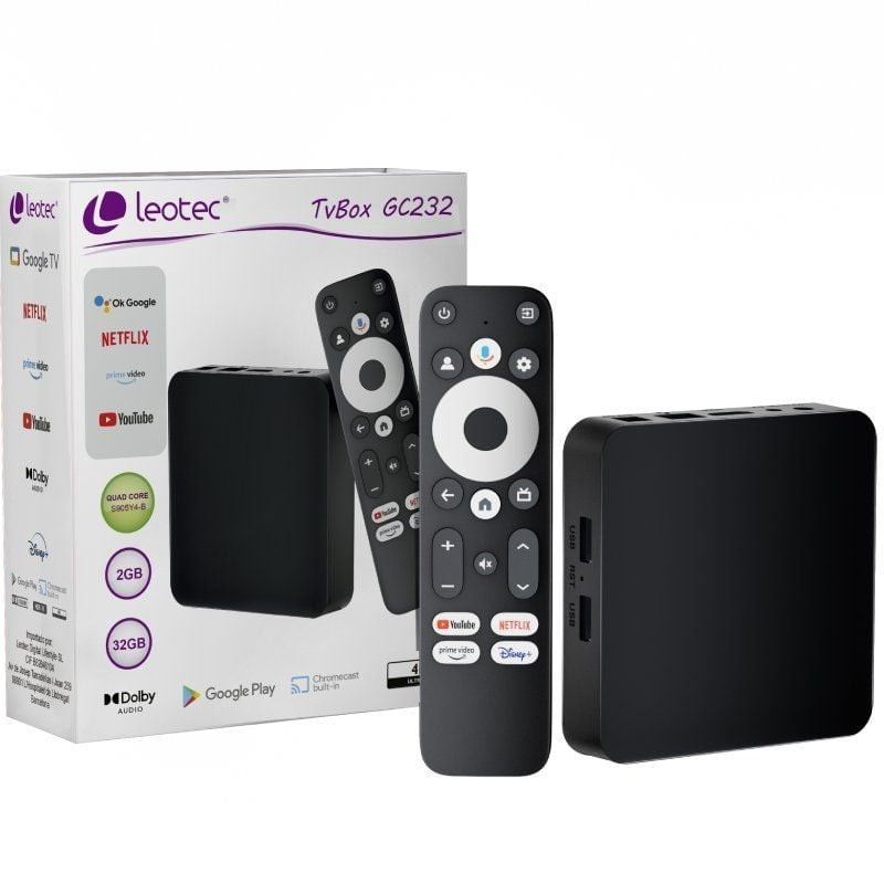 Android tv leotec tvbox 4k gc232/ 32gb Android tv leotec tvbox 4k gc232/ 32gb