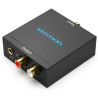 Convertidor de audio vention bdfb0/ entrada toslink y rca/ salida 2x rca