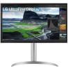 Monitor profesional lg 27uq850-w 27'/ 4k/ multimedia/ regulable en altura/ plata