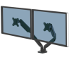 Soporte de mesa para 2 monitores fellowes 8056501/ hasta 8kg