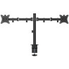 Soporte de mesa para 2 monitores fonestar smm-112ba/ hasta 9kg