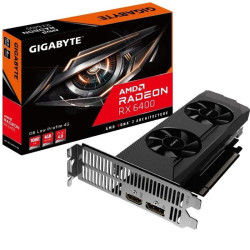 Tarjeta gráfica radeon rx 6400 d6 low profile 4g/ 4gb gddr6