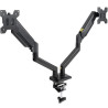 Soporte de mesa para 2 monitores tooq db1434tnr-b/ hasta 10kg