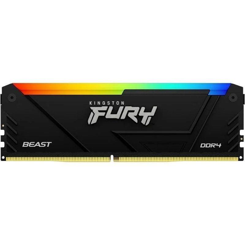 Memoria ram kingston fury beast rgb 8gb/ ddr4/ 3600mhz/ 1.35v/ cl17/ dimm Memoria ram kingston fury beast rgb 8gb/ ddr4/ 3600mhz/ 1.35v/ cl17/ dimm