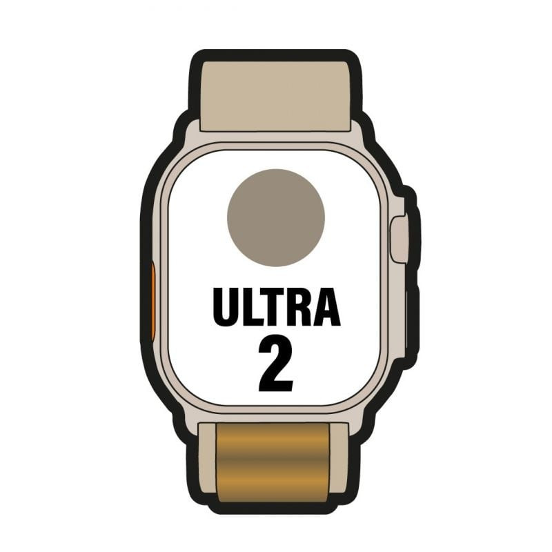 Apple watch ultra 2/ gps/ cellular/ 49mm/ caja de titanio/ correa loop alpine canela mediana Apple watch ultra 2/ gps/ cellular/ 49mm/ caja de titanio/ correa loop alpine canela mediana